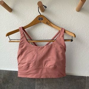 Lululemon Energy Longline Bra | sz 8 | Pink Savannah